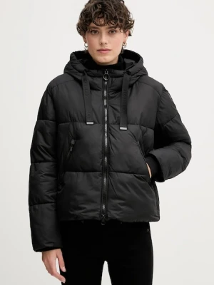 Geox kurtka SPHERICA kolor czarny zimowa W5628J T3273