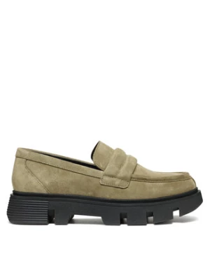 Geox Loafersy D Vilde D46UAC 00022 C3704 Khaki