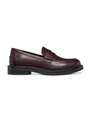 Geox loafersy damskie skórzane D SERILDA brązowy