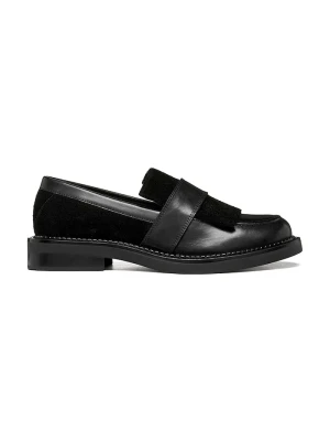 Geox loafersy damskie skórzane D SERILDA czarny