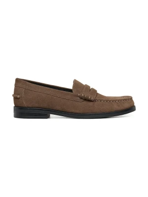 Geox loafersy damskie zamszowe D NOEMEN brązowy