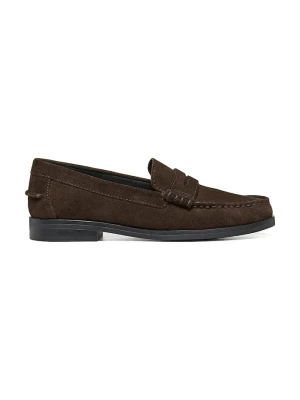 Geox loafersy damskie zamszowe D NOEMEN brązowy