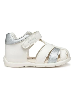 Geox Półsandały "Elthan" w kolorze srebrno-kremowym rozmiar: 26