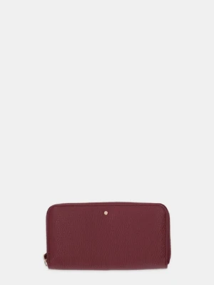 Geox portfel skórzany D35K3H-00046 D.WALLET damski kolor bordowy D35K3H 00046