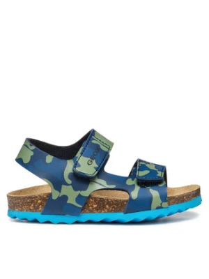 Geox Sandały B Sandal Chalki B552QB 00004 CF44L S Granatowy