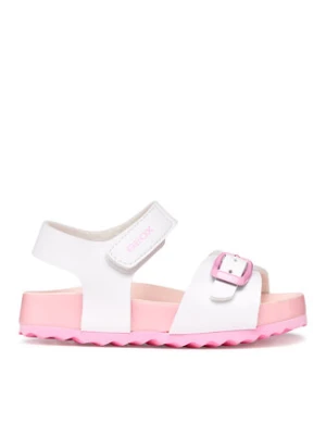 Geox Sandały B Sandal Chalki Girl B652RA 000BC C0406 M Biały
