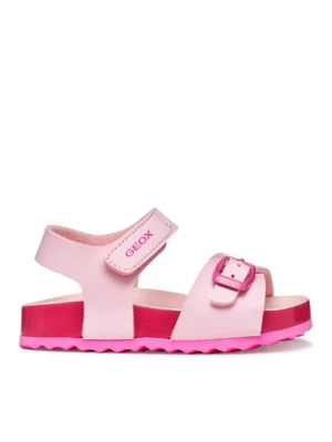 Geox Sandały B Sandal Chalki Girl B652RA 000BC C0808 S Różowy