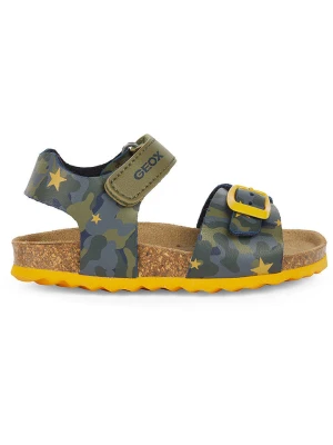 Geox Sandały "Chalki" w kolorze khaki rozmiar: 23