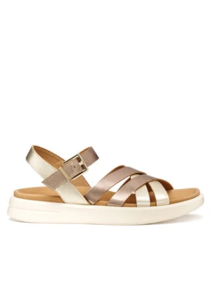 Geox Sandały D Xand 2S D35PAB 000CF C5M2L Złoty