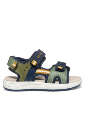 Geox Sandały J Alben J35AVA 1520 CF3F4 M Khaki