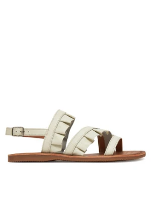 Geox Sandały J Eolie J55BSB 85 C1000 S Biały