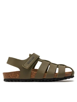 Geox Sandały J Ghita Boy J458LA 000BC C3009 S Khaki