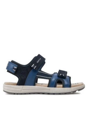 Geox Sandały J Sandal Alben Boy J35AVA 01520 CF44M D Granatowy