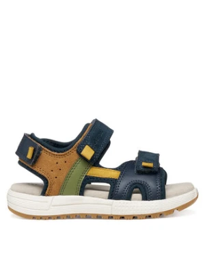 Geox Sandały J Sandal Alben Boy J35AVA 01522 CF42Q D Granatowy