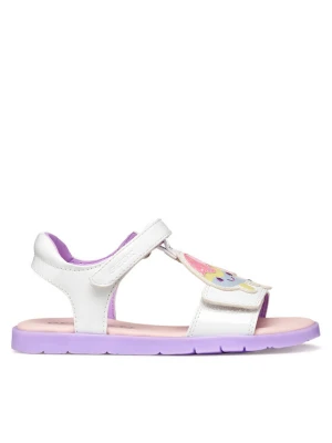 Geox Sandały J Sandal Joyfoot Gir J65P1C 000HH C0761 D Biały