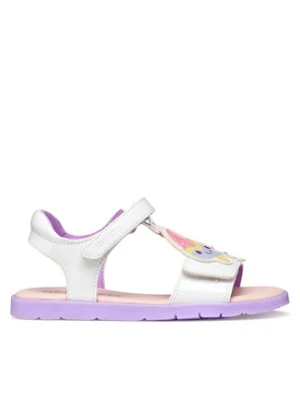 Geox Sandały J Sandal Joyfoot Gir J65P1C 000HH C0761 M Biały