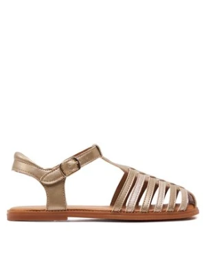 Geox Sandały J Sandal Karly Girl J4535A 0NFQD C2010 S Złoty
