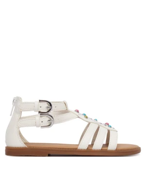 Geox Sandały Jr Sandal Karly J6535D 000BC C0653 S Biały