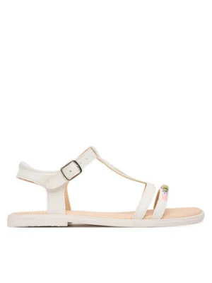 Geox Sandały Jr Sandal Karly J6535H 000BC C1000 D Biały