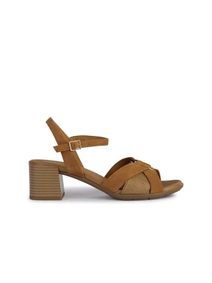 Geox Sandały "New Narykarmen" w kolorze jasnobrązowym rozmiar: 40