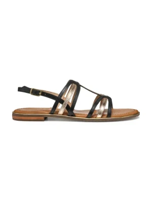 Geox sandały skórzane D SOZY PLUS damskie kolor czarny D55DQC 01JN6 C9258