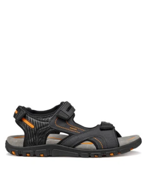 Geox Sandały U Sandal Strada U8224D 0EKBC C4367 Czarny
