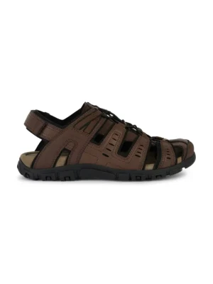 Geox sandały UOMO SANDAL STRADA męskie kolor brązowy U4524C 000ME C6006