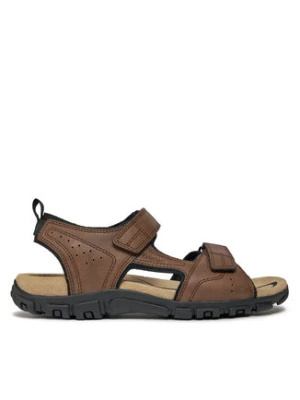 Geox Sandały Uomo Sandal Strada U4524B 000ME C6006 Brązowy