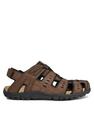 Geox Sandały Uomo Sandal Strada U4524C 000ME C6006 Brązowy