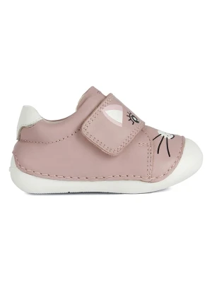 Geox Skórzane buty "Tutim" w kolorze jasnoróżowym do raczkowania rozmiar: 19