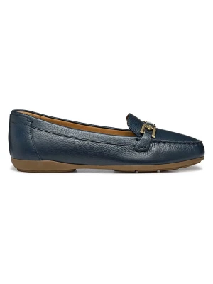 Geox Skórzane slippersy "Annytah Moc" w kolorze granatowym rozmiar: 38