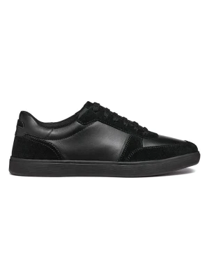 Geox Skórzane sneakersy "Avola" w kolorze czarnym rozmiar: 40