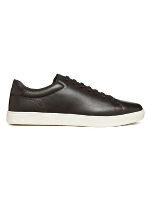 Geox Skórzane sneakersy "Avola" w kolorze czarnym rozmiar: 44