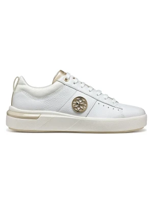 Geox Skórzane sneakersy "Dalyla" w kolorze białym rozmiar: 38