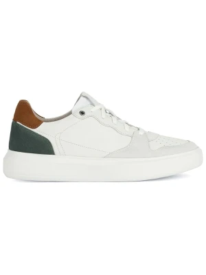 Geox Skórzane sneakersy "Deiven" w kolorze białym rozmiar: 45
