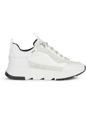 Geox Skórzane sneakersy "Falena" w kolorze białym rozmiar: 38