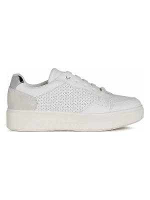 Geox Skórzane sneakersy "Henbus" w kolorze białym rozmiar: 36
