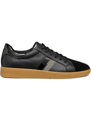 Geox Skórzane sneakersy "Meleda" w kolorze czarnym rozmiar: 38