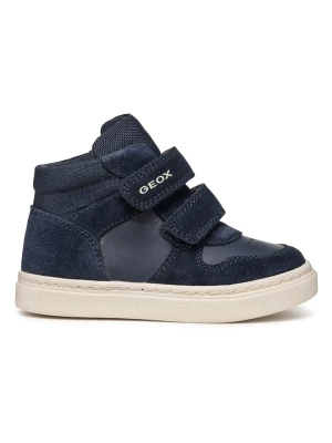 Geox Skórzane sneakersy "Nashik" w kolorze granatowym rozmiar: 25