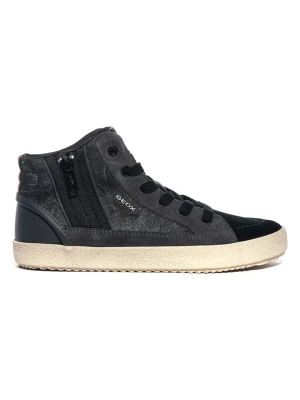 Geox Skórzane sneakersy w kolorze czarno-antracytowym rozmiar: 32