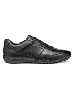 Geox Skórzane sneakersy "Wells" w kolorze czarnym rozmiar: 42