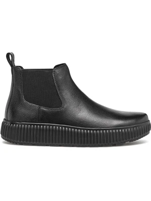 Geox Skórzane sztyblety "Graisy" w kolorze czarnym rozmiar: 41