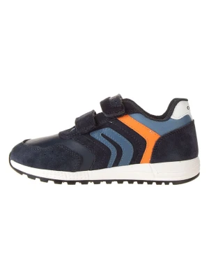 Geox Sneakersy "Alben" w kolorze granatowo-pomarańczowym rozmiar: 33