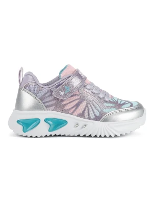 Geox Sneakersy "Assister" w kolorze srebrno-jasnoróżowym rozmiar: 28