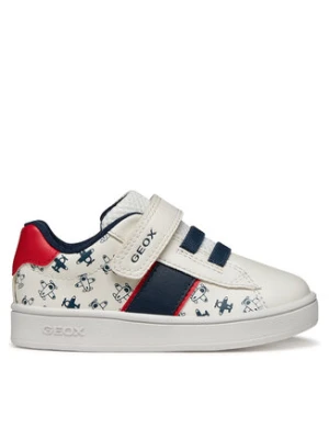 Geox Sneakersy B Eclyper Boy B455LA 000BC C0085 Biały