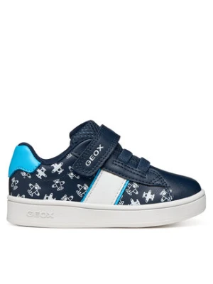Geox Sneakersy B Eclyper Boy B455LA 000BC CF44D D Granatowy