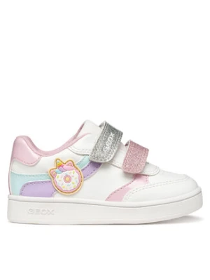 Geox Sneakersy B Eclyper Girl B655MB 000BC C1R8S M Biały