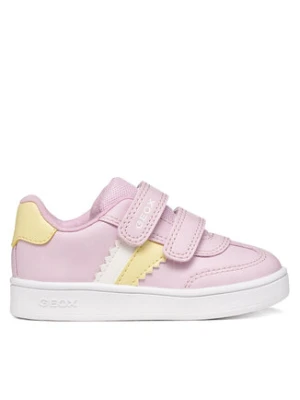 Geox Sneakersy B Eclyper Girl B665MA 000BC CE82M Różowy jasny