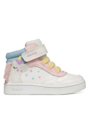 Geox Sneakersy B Eclyper Girl B665MB 0BCQ6 C0406 S Biały