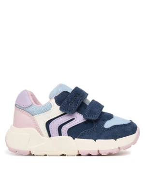 Geox Sneakersy B Flexyper Mini Girl B656NA 01422 CF48S M Granatowy